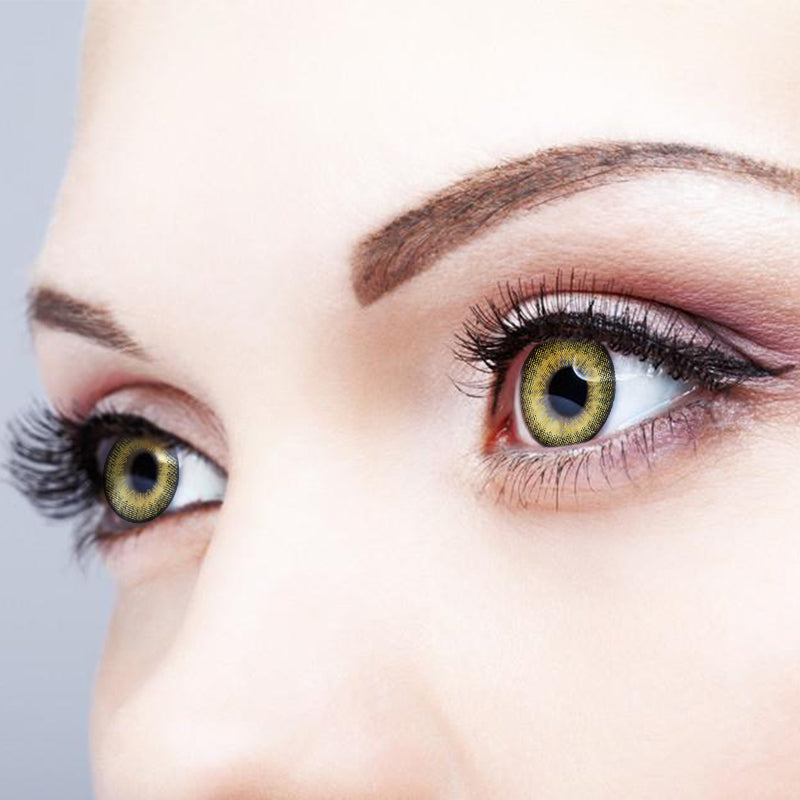 Honey Fruit Brown | Moxielens Earth Glow Colored Contacts -- Earth Glow colored contacts | Moxielens