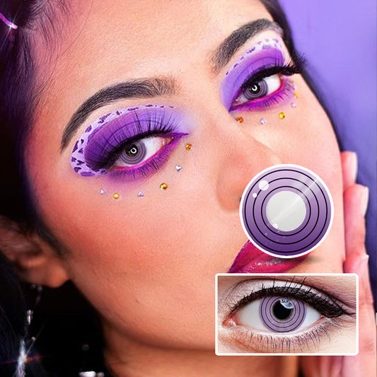 Purple Eye | Moxielens Aurora Veil Colored Contacts -- Aurora Veil colored contacts | Moxielens