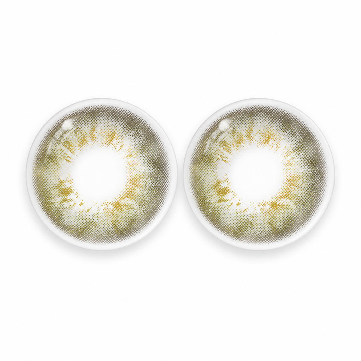 Rio Brown colored contact lenses pair - lens design