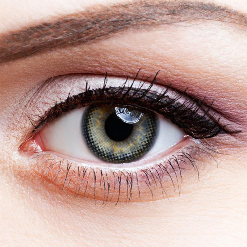 Pear Gray colored contact lenses