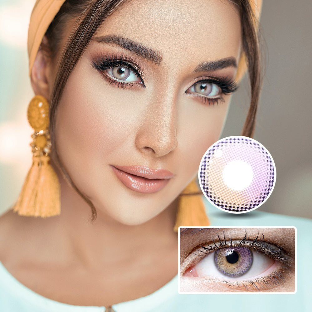 Crazy In Love With Flowers colored contact lenses
