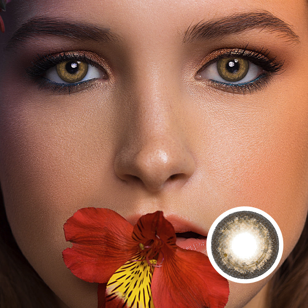 Tuan Tuan Brown | Moxielens Earth Glow Colored Contacts -- Earth Glow colored contacts | Moxielens