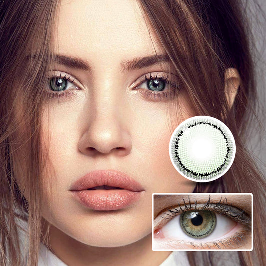 Tear Green | Moxielens Botanical Haze Colored Contacts -- Botanical Haze colored contacts | Moxielens
