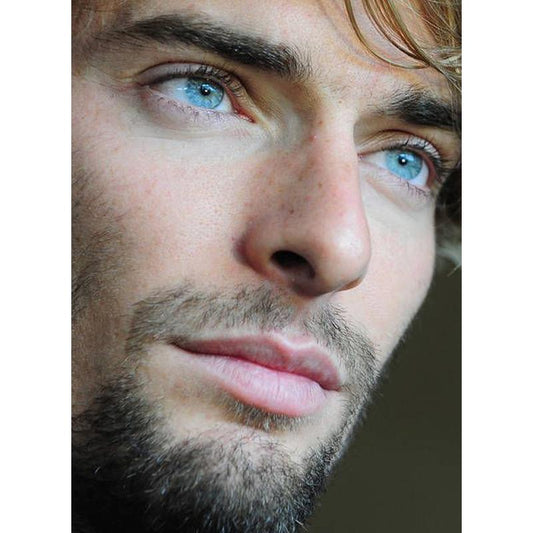 Men's crystal color (12 months) colored contact lenses