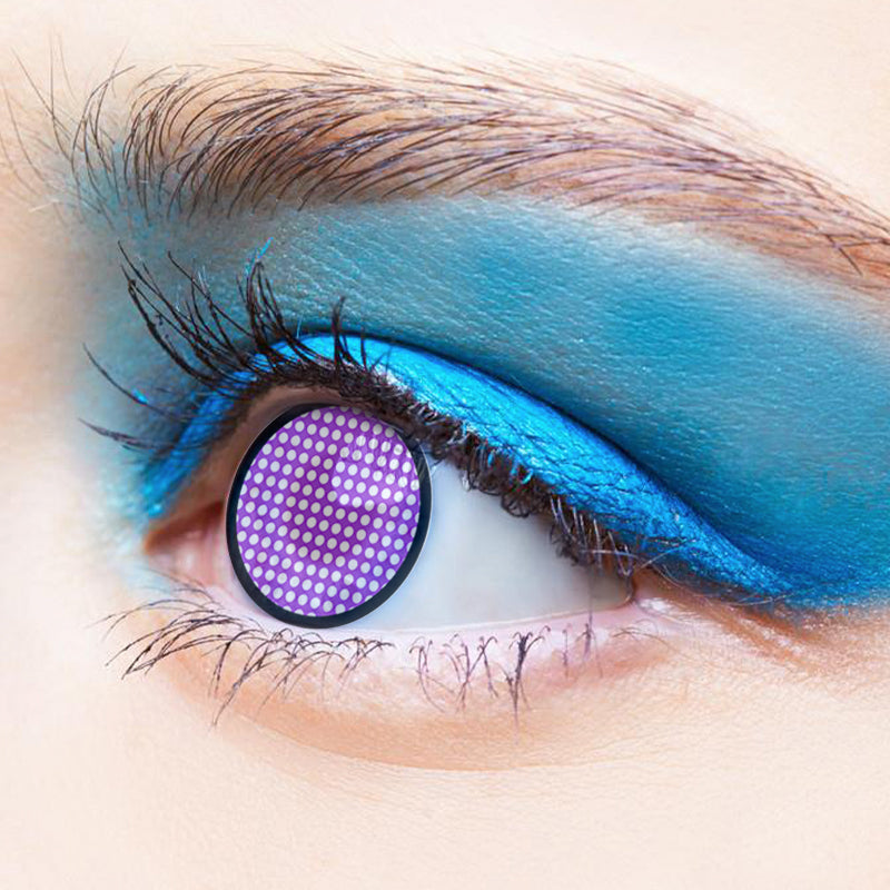 Purple Mesh | Moxielens Aurora Veil Colored Contacts -- Aurora Veil colored contacts | Moxielens