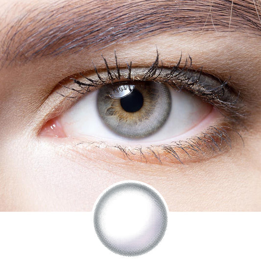 Half Moon High Glossy Purple colored contact lenses