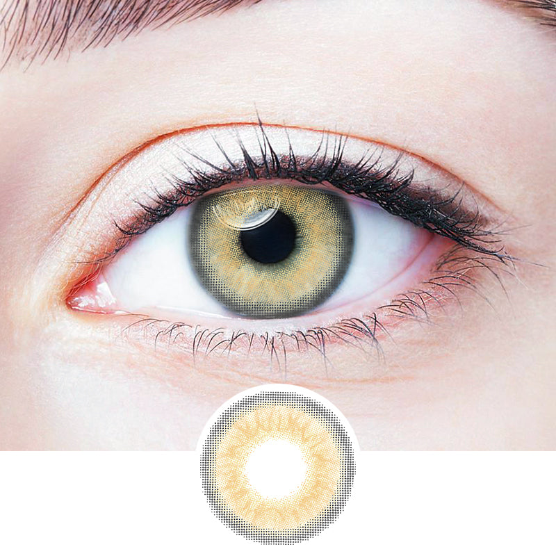 Himalaya Brown colored contact lenses