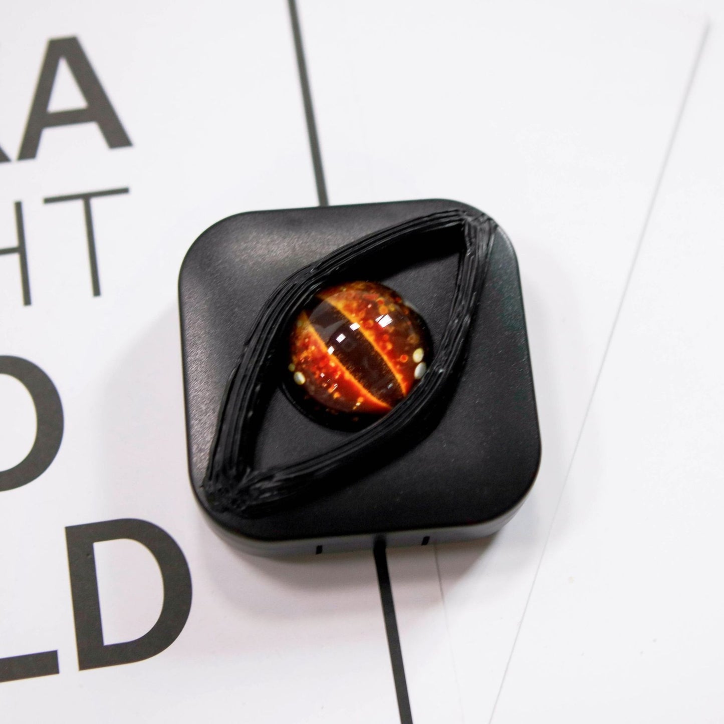 New Original Horror Eye Personality Contact Lens Lens Storage Box colored contact lenses