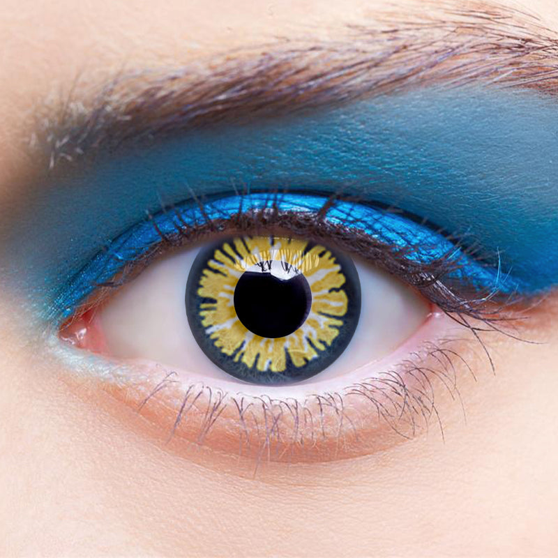 Yellow Knight | Moxielens Signature Edit Colored Contacts -- Signature Edit colored contacts | Moxielens