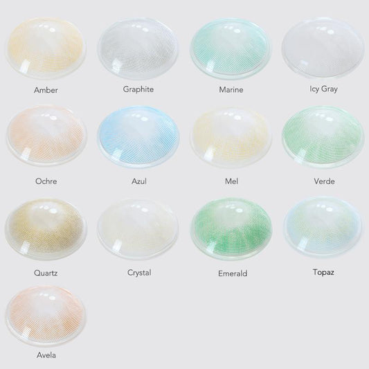 Natural Fruit Green (12 months) colored contact lenses