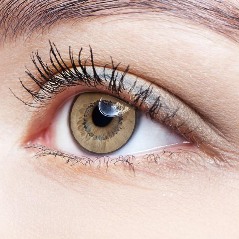 Harajuku Storm Brown | Moxielens Earth Glow Colored Contacts -- Earth Glow colored contacts | Moxielens