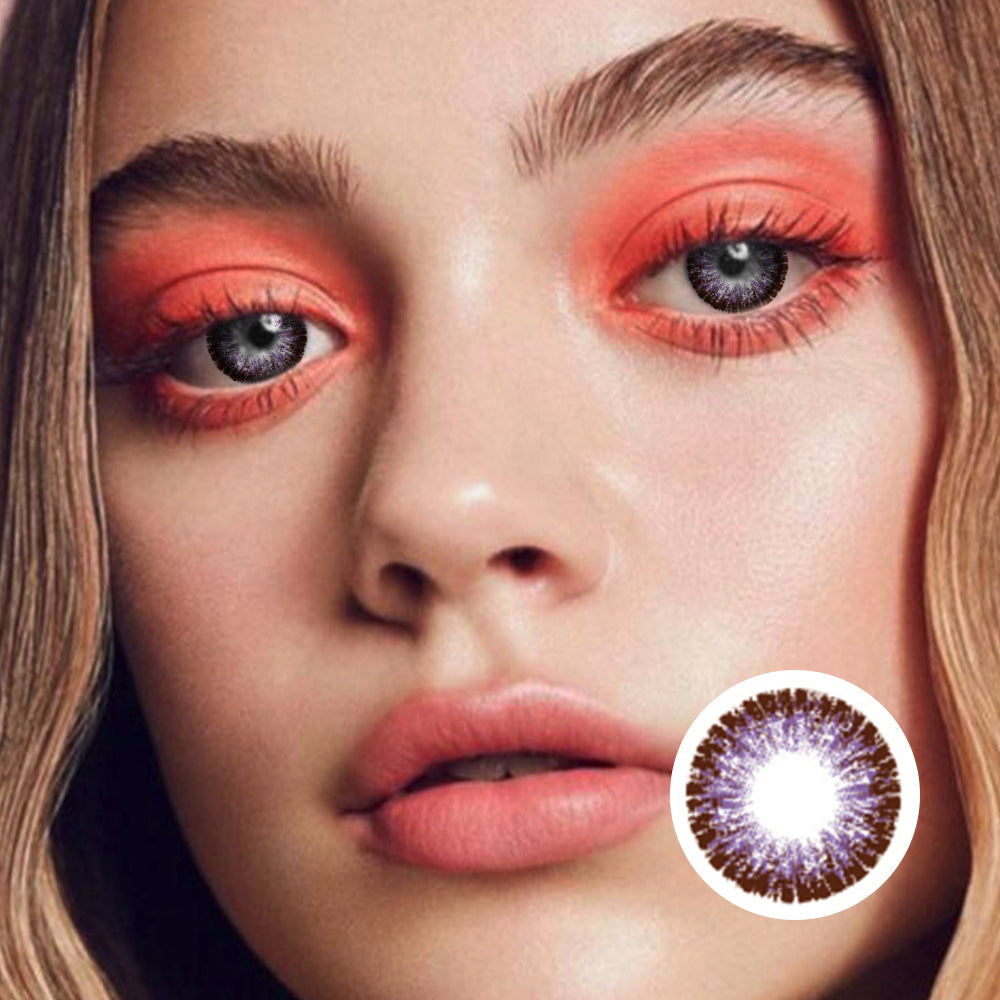 Super Luminous Purple | Moxielens Aurora Veil Colored Contacts -- Aurora Veil colored contacts | Moxielens