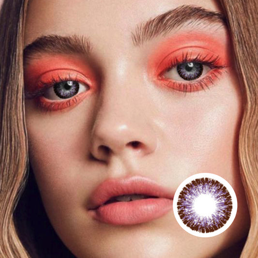 Super Luminous Purple | Moxielens Aurora Veil Colored Contacts -- Aurora Veil colored contacts | Moxielens