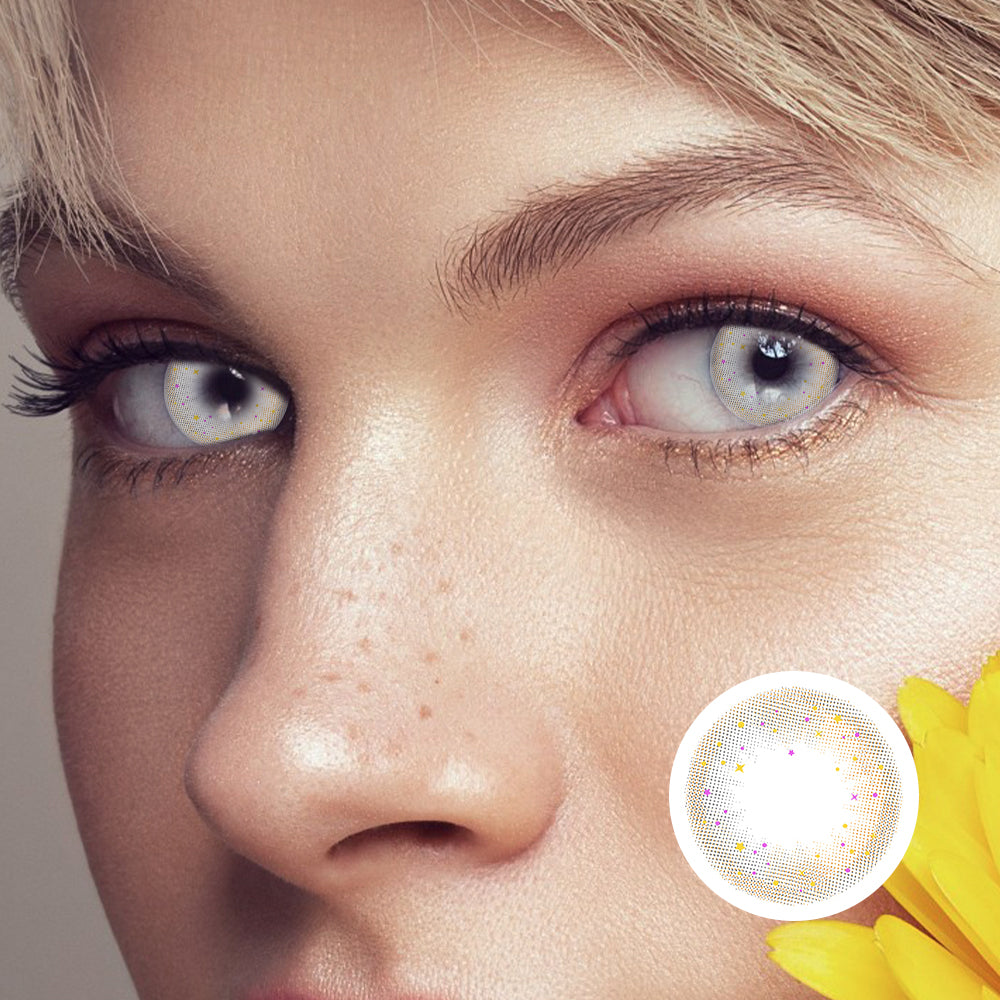 Starry Star Brown | Moxielens Earth Glow Colored Contacts -- Earth Glow colored contacts | Moxielens
