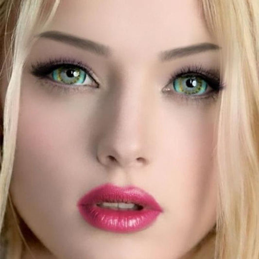 Egyptian shiny green contact lenses (12 months) invisible eyes colored contact lenses