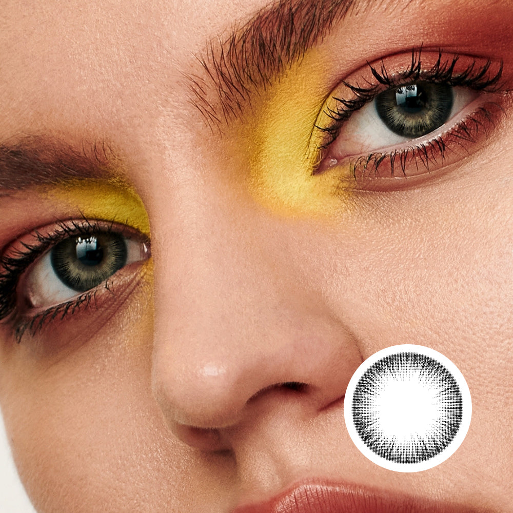 Teenage Black | Moxielens Midnight Edge Colored Contacts -- Midnight Edge colored contacts | Moxielens