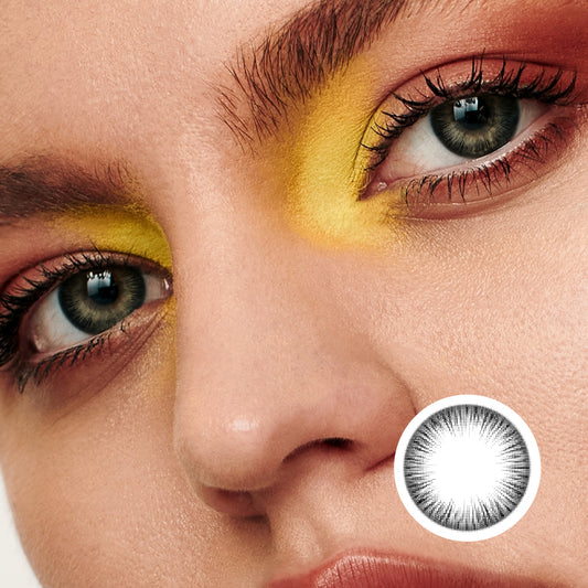 Teenage Black | Moxielens Midnight Edge Colored Contacts -- Midnight Edge colored contacts | Moxielens