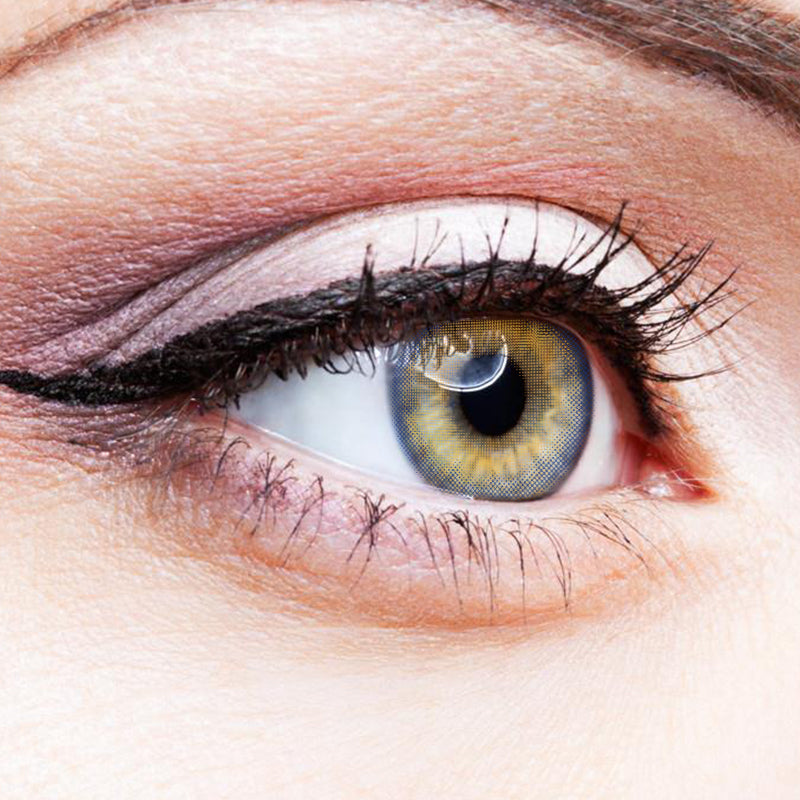 Naked Yellow colored contact lenses