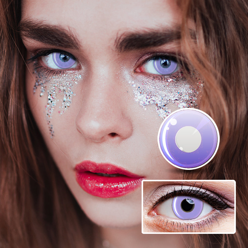 Purple Flakes | Moxielens Aurora Veil Colored Contacts -- Aurora Veil colored contacts | Moxielens