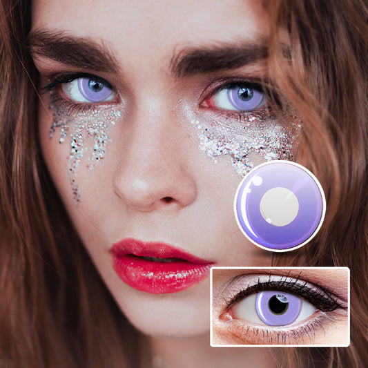 Purple Flakes | Moxielens Aurora Veil Colored Contacts -- Aurora Veil colored contacts | Moxielens