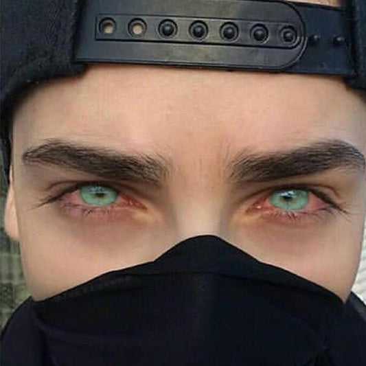 Men's Candy Green (12 Months) colored contact lenses