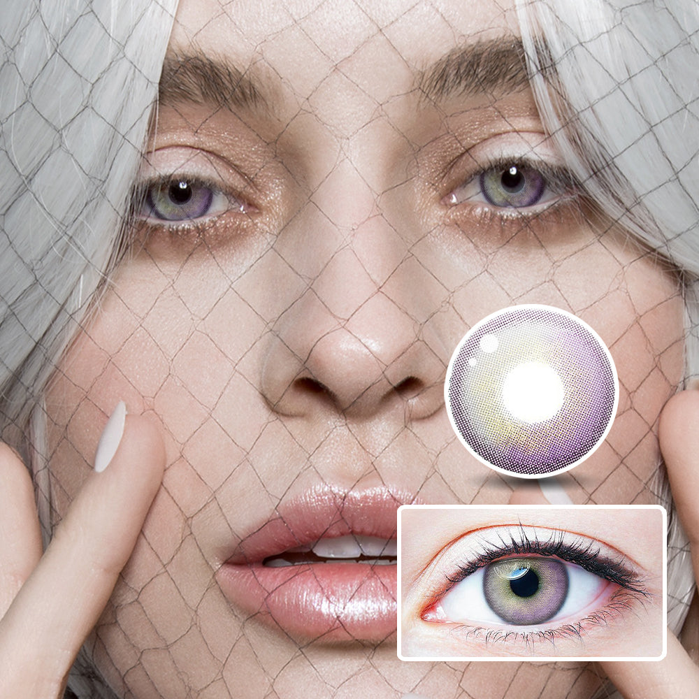Wine-Juniper Purple | Moxielens Aurora Veil Colored Contacts -- Aurora Veil colored contacts | Moxielens