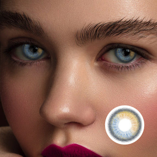 Cang Dang Star Blue colored contact lenses