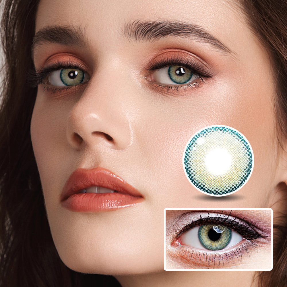 Sri Lanka Green colored contact lenses