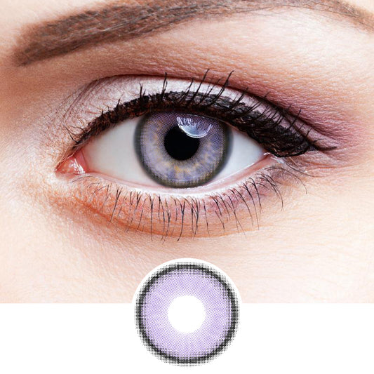 Mud Purple Colored Contact Lenses (12 Months) colored contact lenses