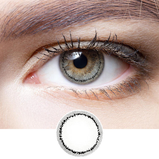 Tear Ash colored contact lenses