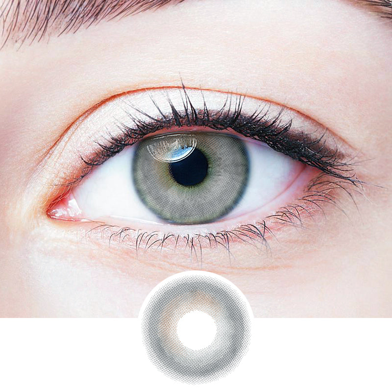 Hazy Gray Coffee | Moxielens Earth Glow Colored Contacts -- Earth Glow colored contacts | Moxielens