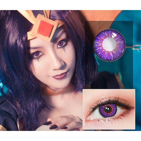 cosplay purple eyes (12 months) colored contact lenses