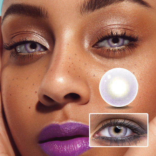 4D Highlight Purple | Moxielens Aurora Veil Colored Contacts ??Aurora Veil colored contacts | Moxielens