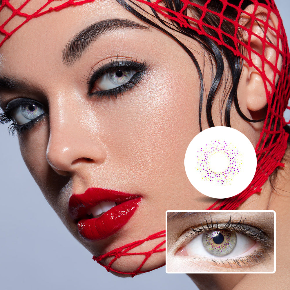 Gypsophila Grey colored contact lenses