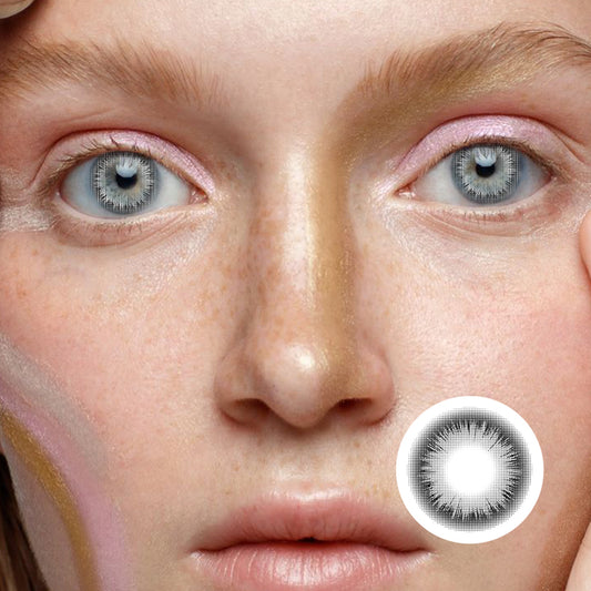 Phoenix Nine Black | Moxielens Midnight Edge Colored Contacts -- Midnight Edge colored contacts | Moxielens