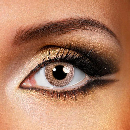Cosplay Halloween ginger yellow (12 months) colored contact lenses