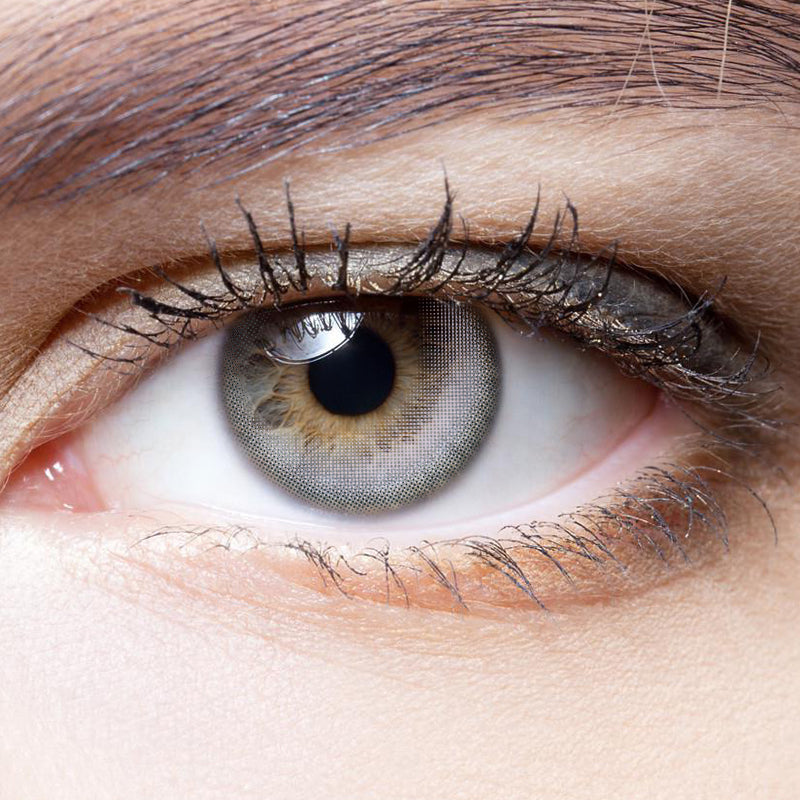 Half Moon High Glossy Purple colored contact lenses