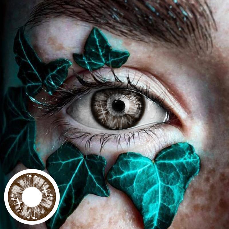 Natural Starlight Black Brown (12 months) colored contact lenses