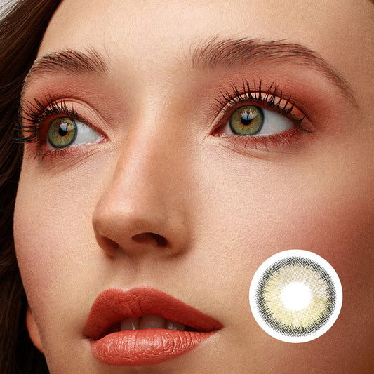 Warm Rice Brown | Moxielens Earth Glow Colored Contacts -- Earth Glow colored contacts | Moxielens