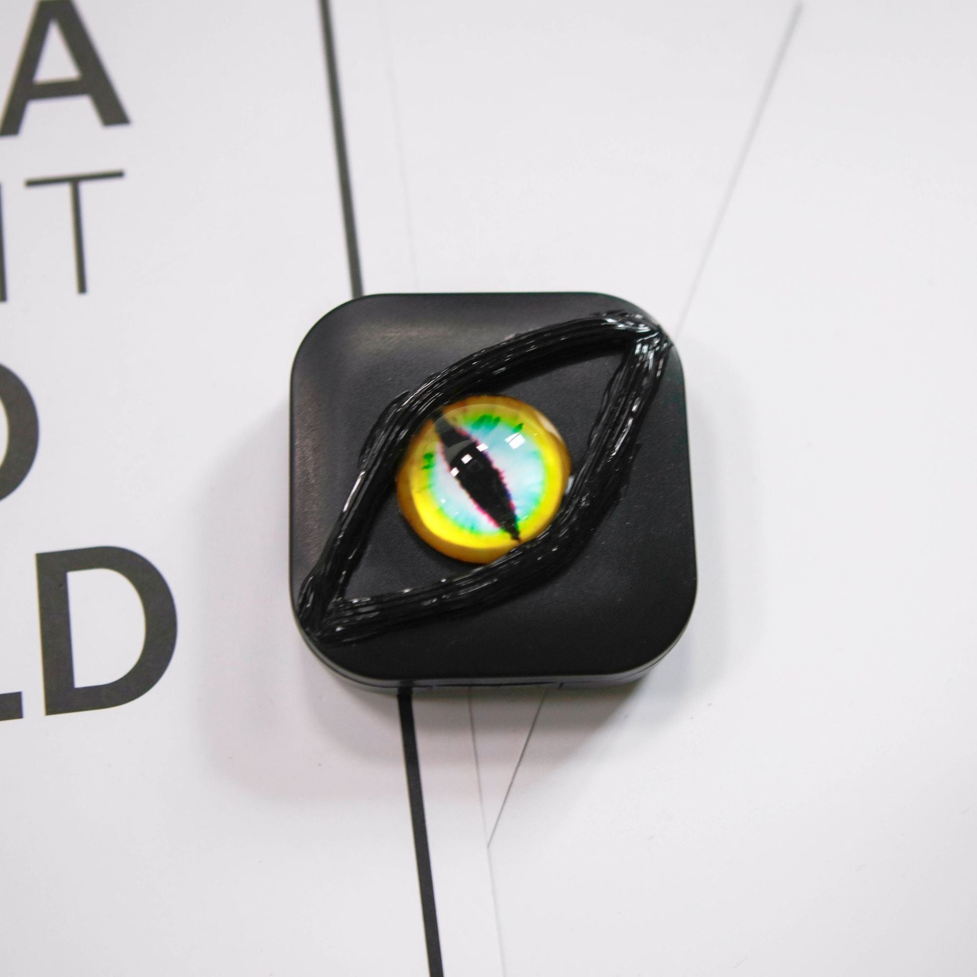 New Original Horror Eye Personality Contact Lens Lens Storage Box colored contact lenses