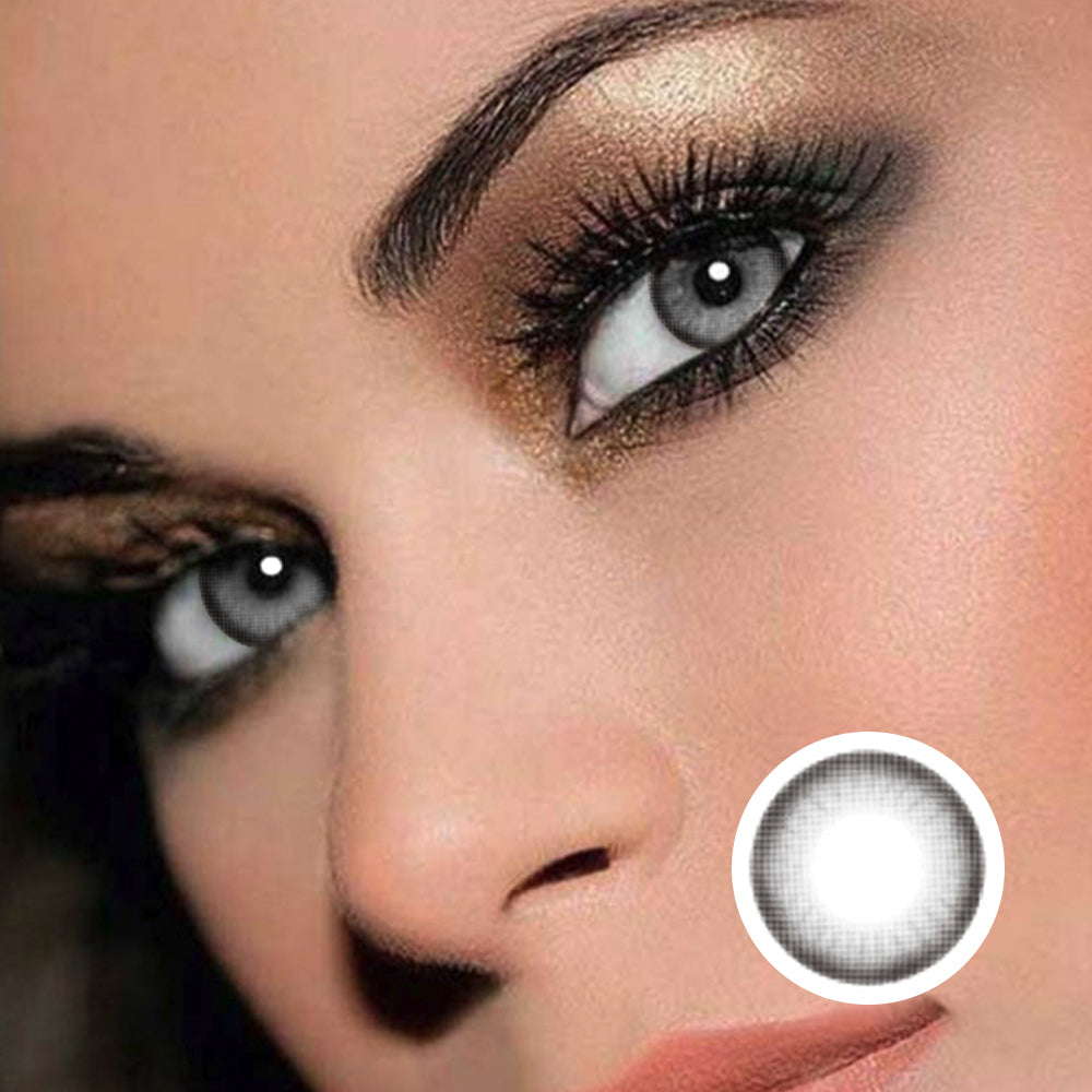 Super-Large Plain Ash | Moxielens Moonlight Colored Contacts -- Moonlight colored contacts | Moxielens