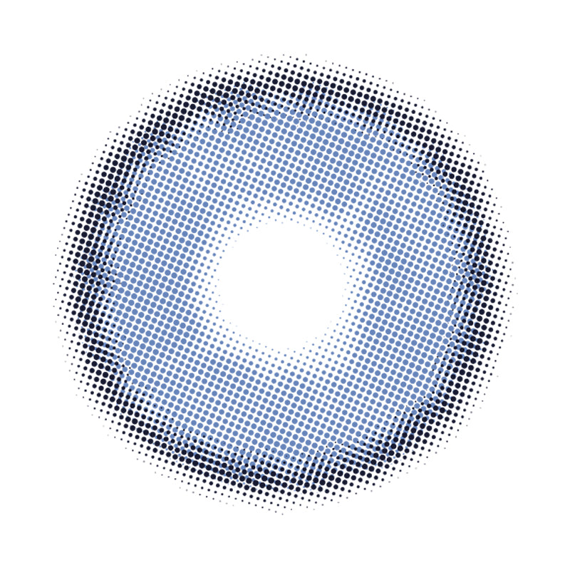 Empty Mountain Base Blue colored contact lenses