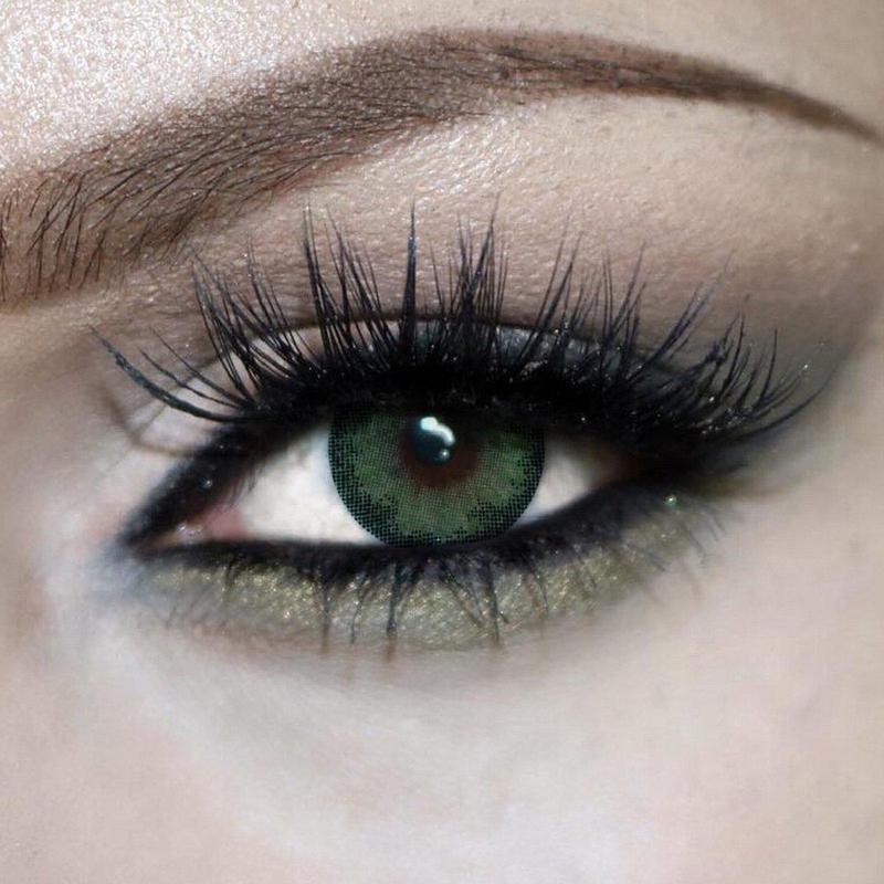 Marble Green Prescription (1 Month) colored contact lenses