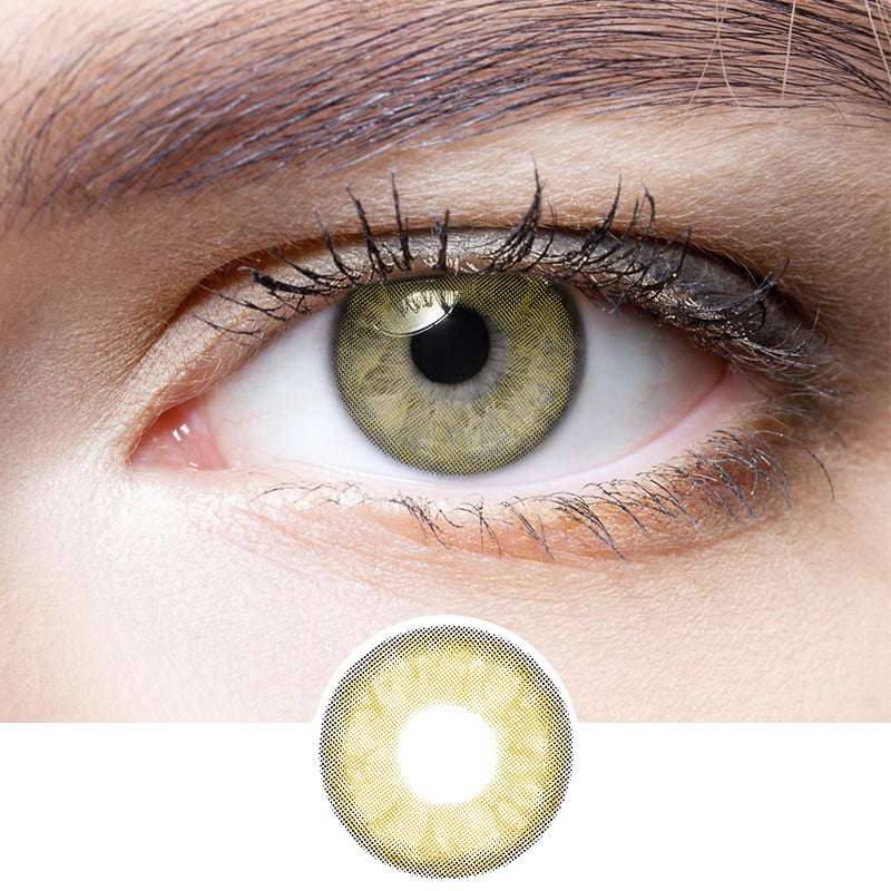 Jade Brown colored contact lenses