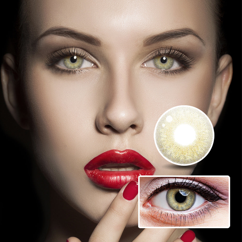 Little Wild Cat Brown colored contact lenses