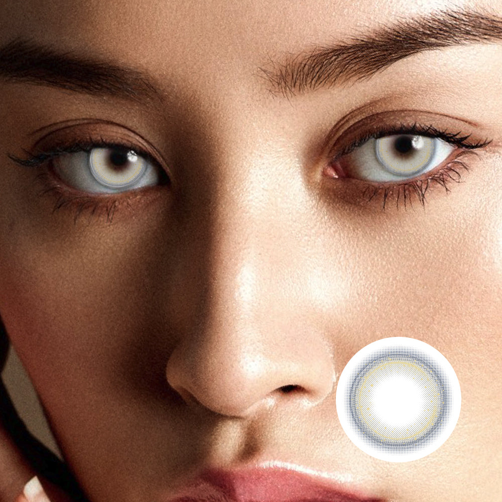 Fairy Gray colored contact lenses by Moxielens