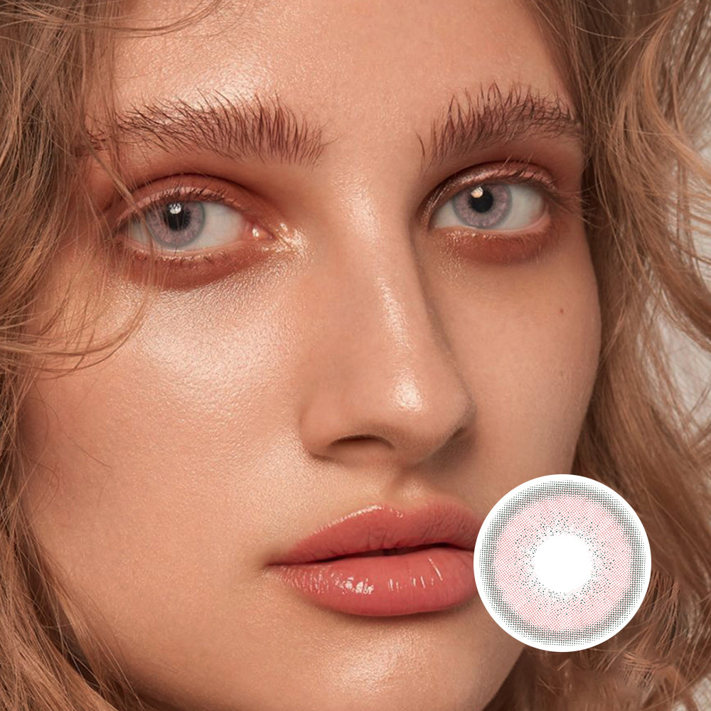 Comet Powder colored contact lenses by Moxielens