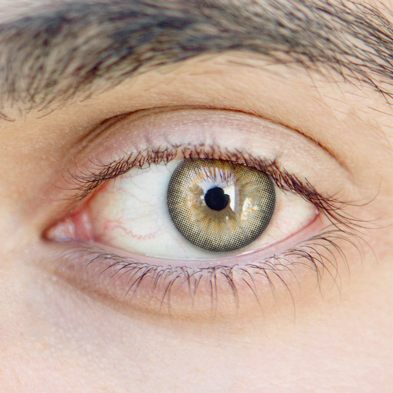 Men'puff Brown | Moxielens Earth Glow Colored Contacts