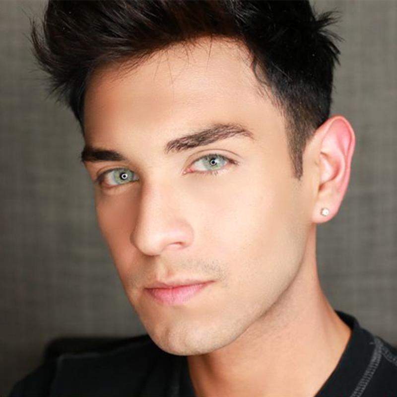 Men's Natural Light Blue Grey (12 Months) colored contact lenses