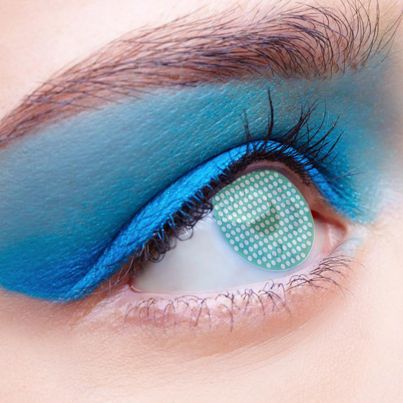 Green Mesh | Moxielens Botanical Haze Colored Contacts -- Botanical Haze colored contacts | Moxielens